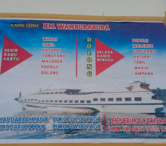 NEW schedule of KM. Wamburabura